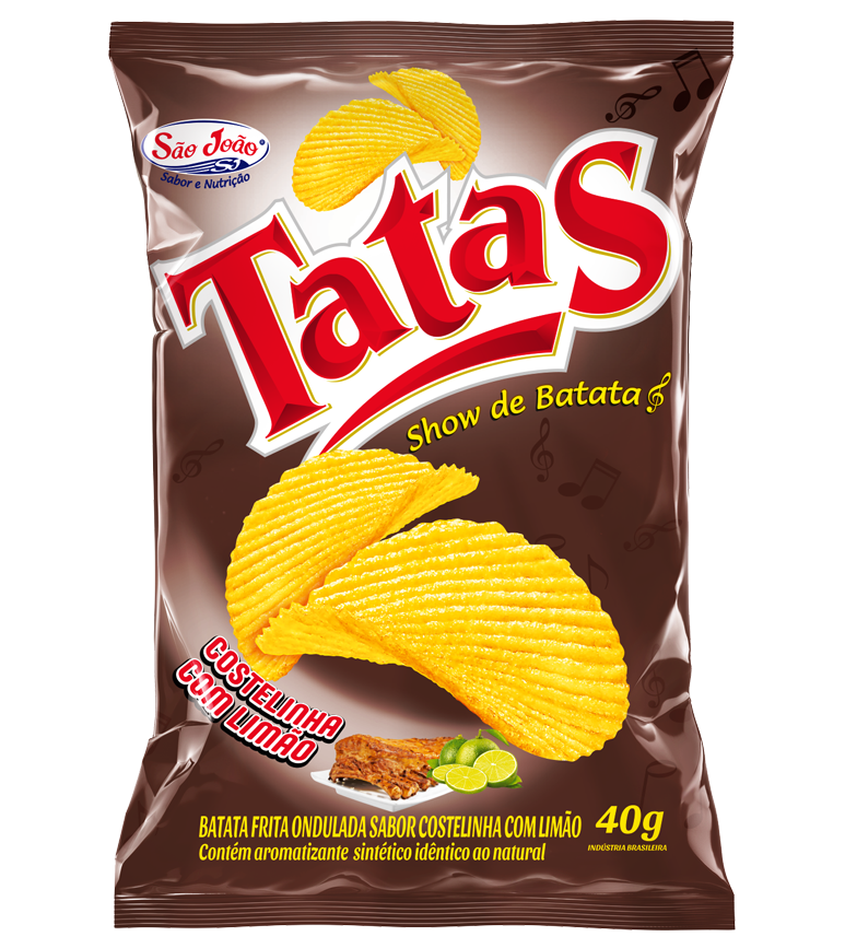 batata chips costelinha com limão